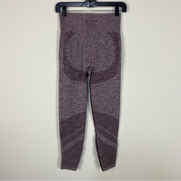 PINK victoria's secret purple seamless leggings workout activewear - Picture 2 of 4